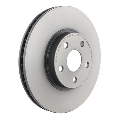 Brembo Brake Rotor, Brembo, Vented, Solid Surface, 10.83 in. Diameter, Iron, UV-Coated, Pontiac - 09955921