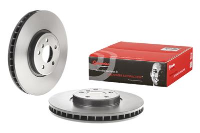 Brembo Brake Rotor, Brembo, Vented, Solid Surface, 14.37 in. Diameter, Iron, UV-Coated, BMW, Each - 09992111