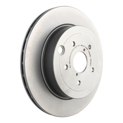 Brembo Brake Rotor, Brembo, Vented, Solid Surface, 12.44 in. Diameter, Iron, UV-Coated, Subaru, Each - 09A19811