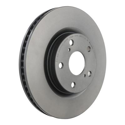 Brembo Brake Rotor, Brembo, Vented, Solid Surface, 11.65 in. Diameter, Iron, UV-Coated, Lexus, Each - 09A41711
