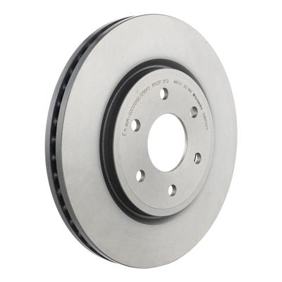Brembo Brake Rotor, Brembo, Vented, Solid Surface, 11.65 in. Diameter, Iron, UV-Coated, for Nissan - 09B55211