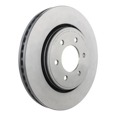 Brembo Brake Rotor, Brembo, Vented, Solid Surface, 13.78 in. Diameter, 6 Lug, Iron, UV-Coated - 09C27411