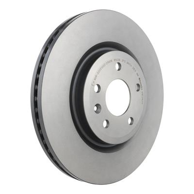 Brembo Brake Rotor, Brembo, Vented, Solid Surface, 12.8 in. Diameter, Iron, UV-Coated, Ford, Each - 09C28211