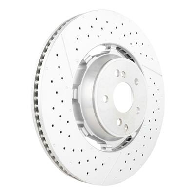 Brembo Brake Rotors, Premium UV Coated, Solid Surface, 15.35 in. O.D., Iron, UV-coated, Front - 09B84833