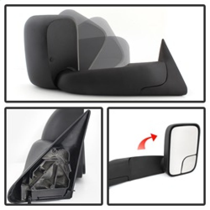 SPYDER Xtune Dodge Ram 94-01 Manual Extendable Manual Adjust Mirror Right MIR-DRAM94-MA-R 9925061