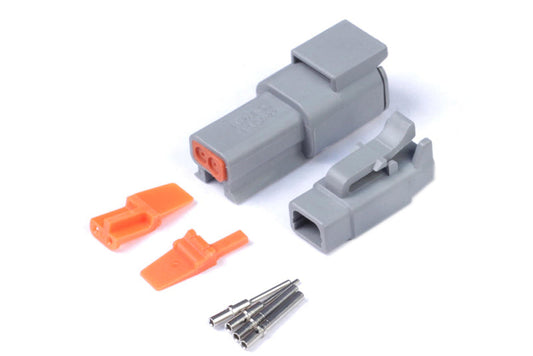 797 Performance, LLC Haltech Matching Set of Deutsch DTM-2 Connectors 7.5 Amp Plug & Pins