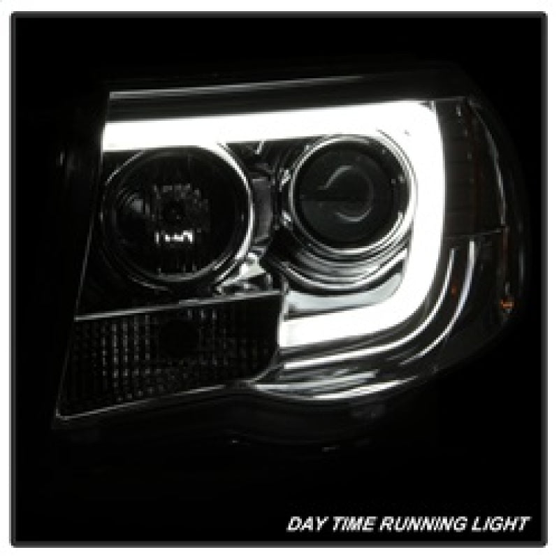 FR SPORT Spyder Toyota Tacoma 05-11 Projector Headlights - Light Bar DRL - Chrome...
