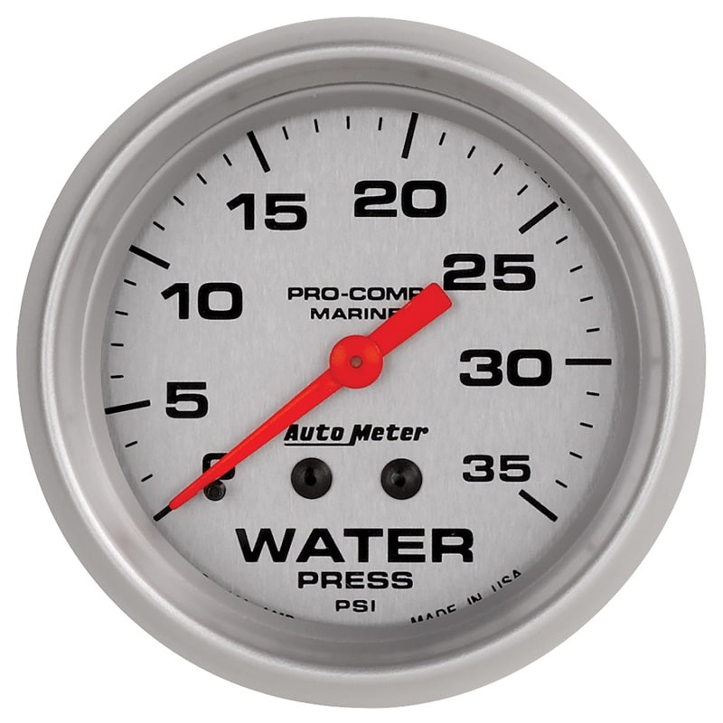 AutoMeter Ultra-Lite 2 5/8in Mechanical 35 PSI Water Pressure Gauge 200773-33