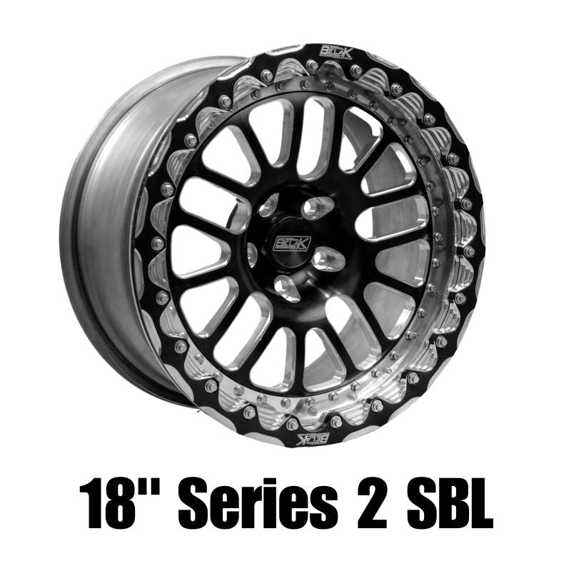 Belak Wheels Belak 18x9 / 5.75in BS / 5x4.75 BP / High Pad / Series 2 Wheel - Single Beadlock 18095475S25BS-SBL