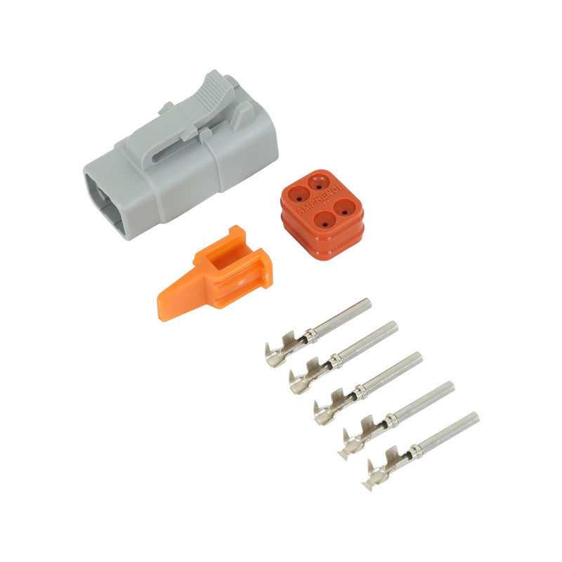AEM DTM Style 4-Way Receptacle Connector Kit with 5 Female Pins