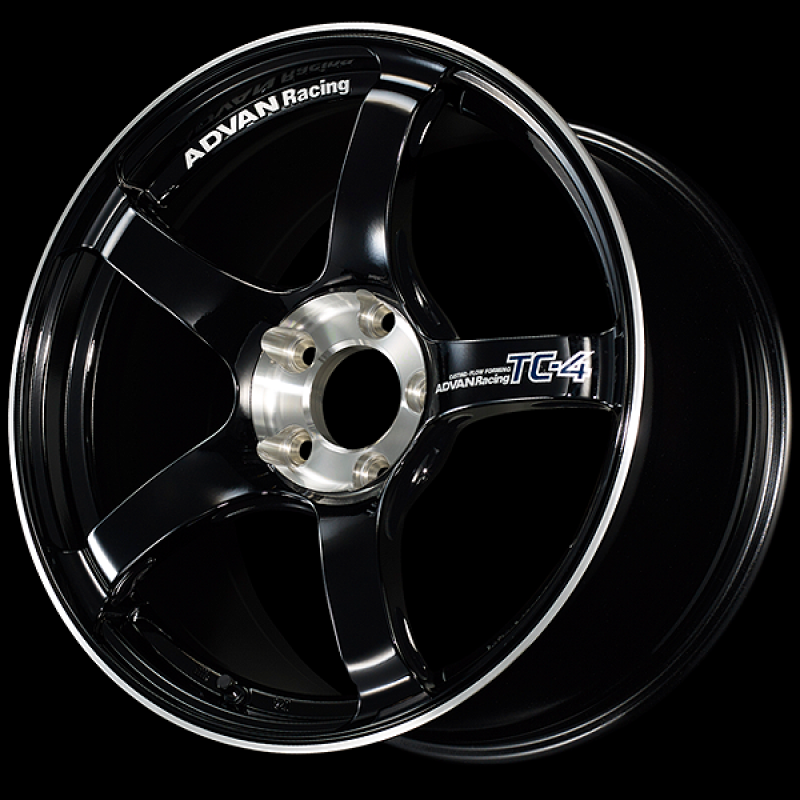 Advan TC-4 SE 16x7.0 / +42 Offset / 4x100 / 63mm Bore / Racing Gloss Black and Diamond Cut YADS6E42ABF