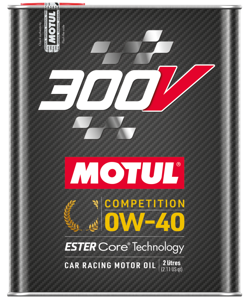 Motul 2L 300V Competition 0W40 - SINGLE