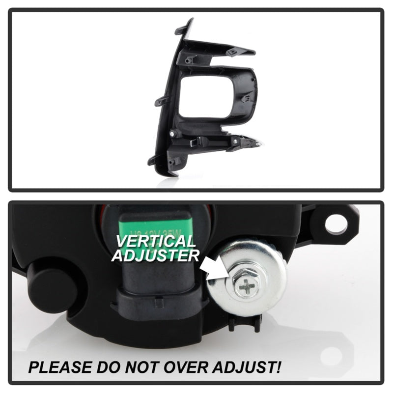 Spyder Toyota Sienna 2018-2019 OEM Fog Lights w/OEM Fit Switch - H8(Included) -  Clear 5086334