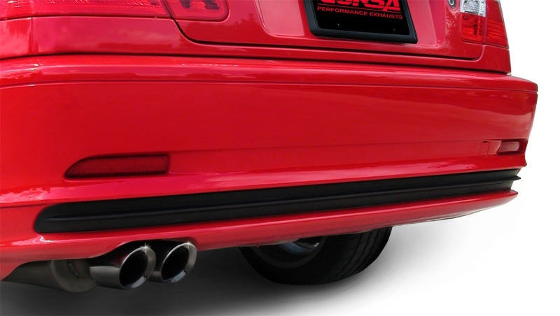 Corsa Performance 01-06 BMW 325i/ci Convertible E46 Black Sport Axle-Back Exhaust