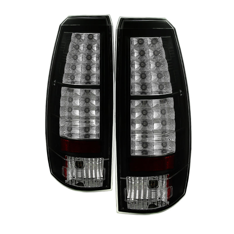 FR SPORT Spyder Chevy Avalanche 07-13 LED Tail Lights Black ALT-YD-CAV07-LED-BK 5032461 - View 2