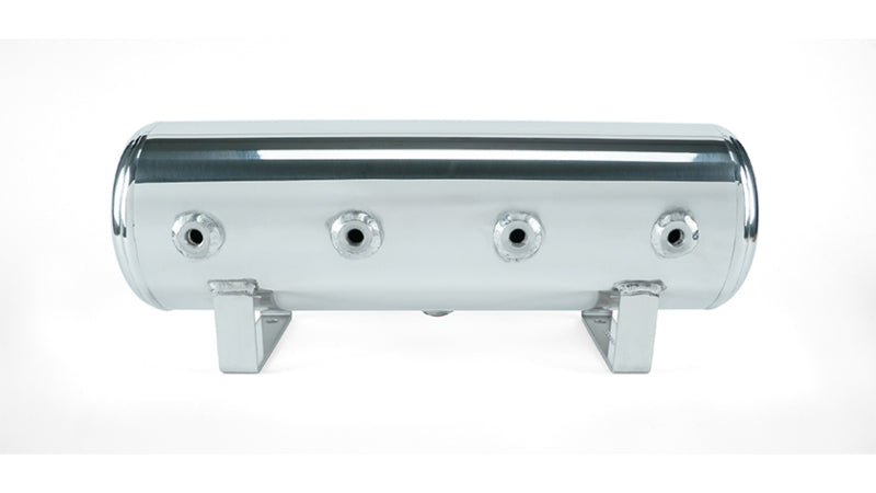 Air Lift 2.5 Gal. Polished Tank w/ Viair 444b Blk Compressor (Incl. Fittings & Mounting Hardware) 27805