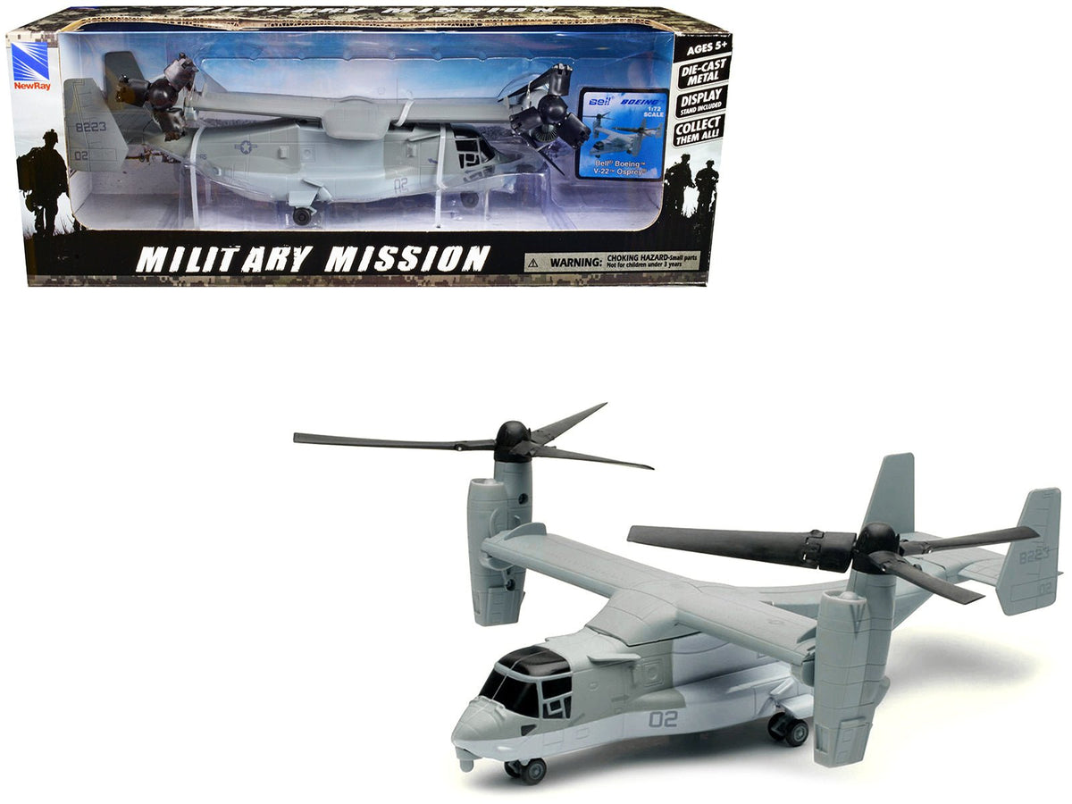 Rapid Vehicles Bell Boeing V-22 Osprey Aircraft #02 Gray "US Air Force" "Military Mission" Series...