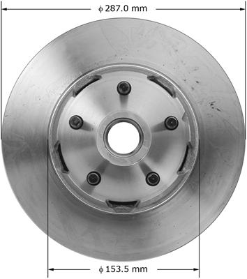 Bendix Brakes Global Brake Rotors - PRT1017