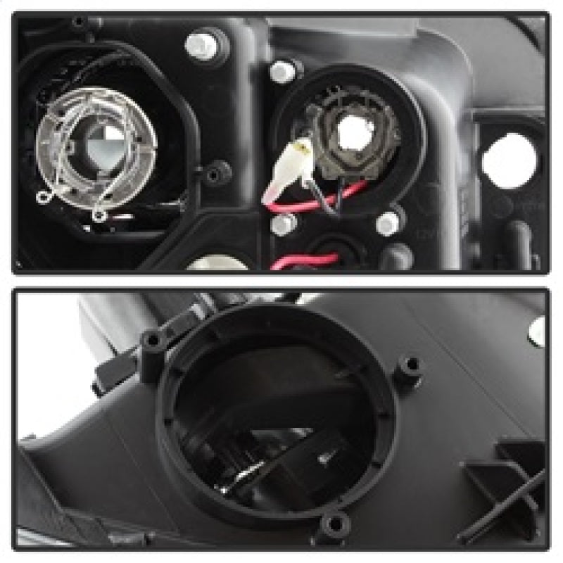 FR SPORT Spyder Subaru WRX 08-09 Projector Headlights - HID Model Only - Black...