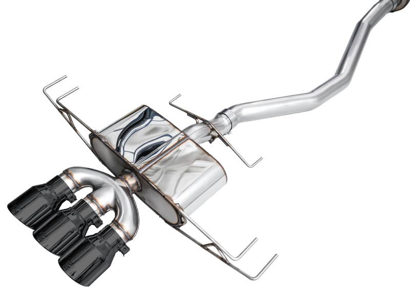AWE Tuning 2024 Acura Integra Type S DE5 FWD Touring Edition Exhaust w/ Triple Diamond Black Tips 3015-53335