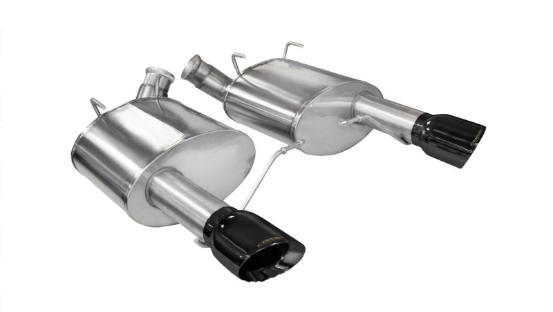 Corsa Performance 11-14 Ford Mustang GT/Boss 302 5.0L V8 Black Xtreme Axle-Back Exhaust