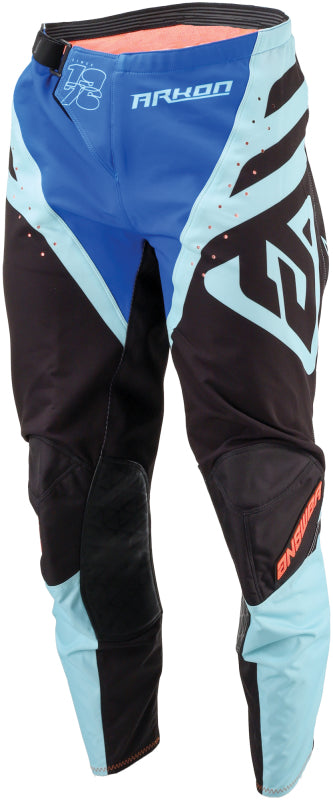 Answer 24 Arkon Nitrus Pants Blue/Black/Hyper Orange Size - 28 442478