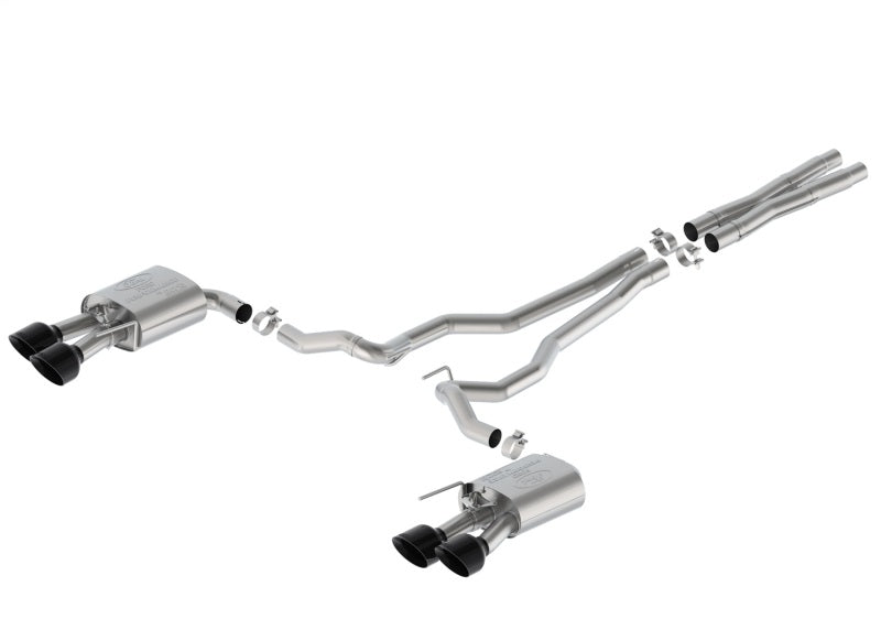 Ford Racing 2024 Mustang 5.0L GT Extreme Cat-Back Exhaust W/Valance - Black Tips M-5200-M5EBVA