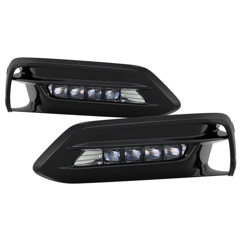 FR SPORT Spyder 18-19 Honda Accord Sedan OEM LED Fog Lights w/OEM Fit Switch - Clear...