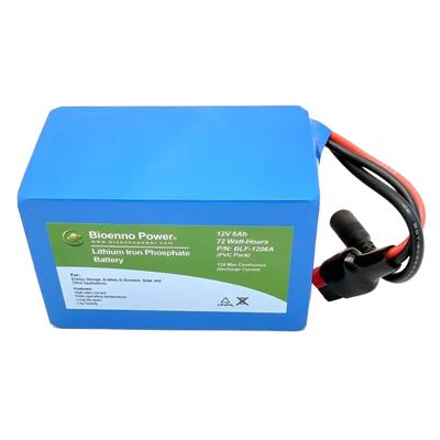 Bioenno Power BLF-1206A LiFePO4 Batteries - BLF1206A