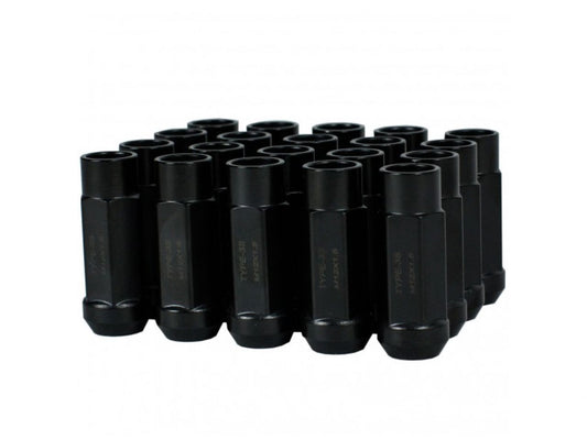 FR SPORT Godspeed New Type 3-X 55mm Steel Open End Lug Nuts 20 pcs. Set M12 X 1.5