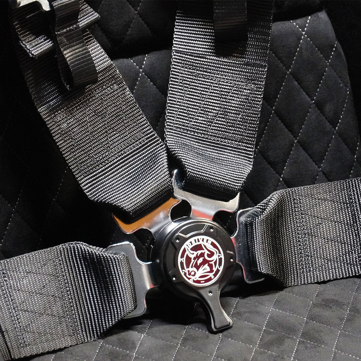 Bull Boost Performance Bull Boost Universal 4 Point Camlock Quick Release Racing Seat Belt...