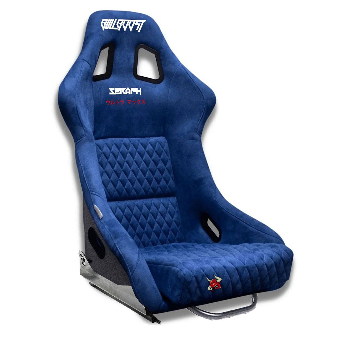 Bull Boost Adjustable Racing Lowered Ultra Max Bucket Seat w/ Seat Rails