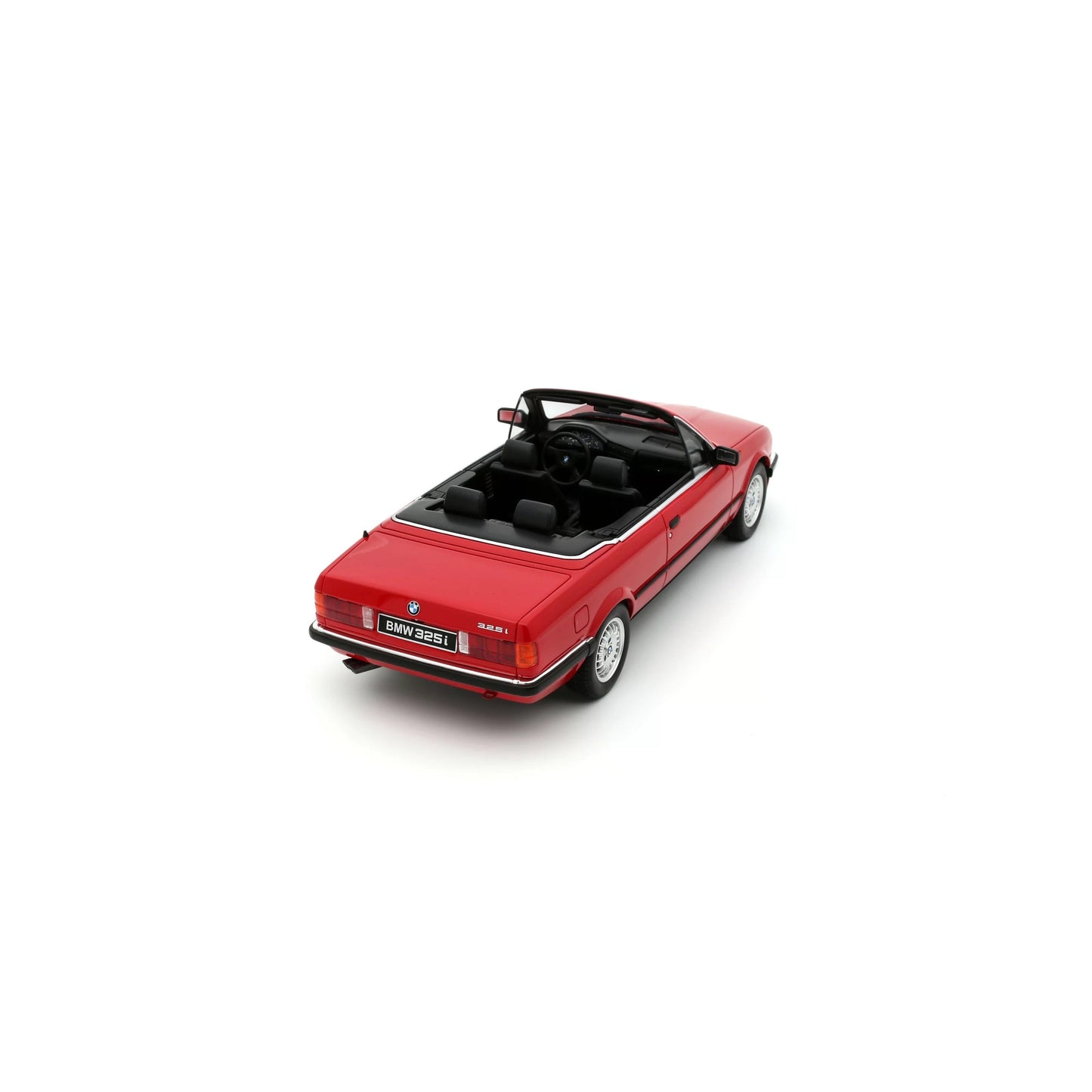Otto 1986 BMW E30 325i Convertible Bright Red 1:18
