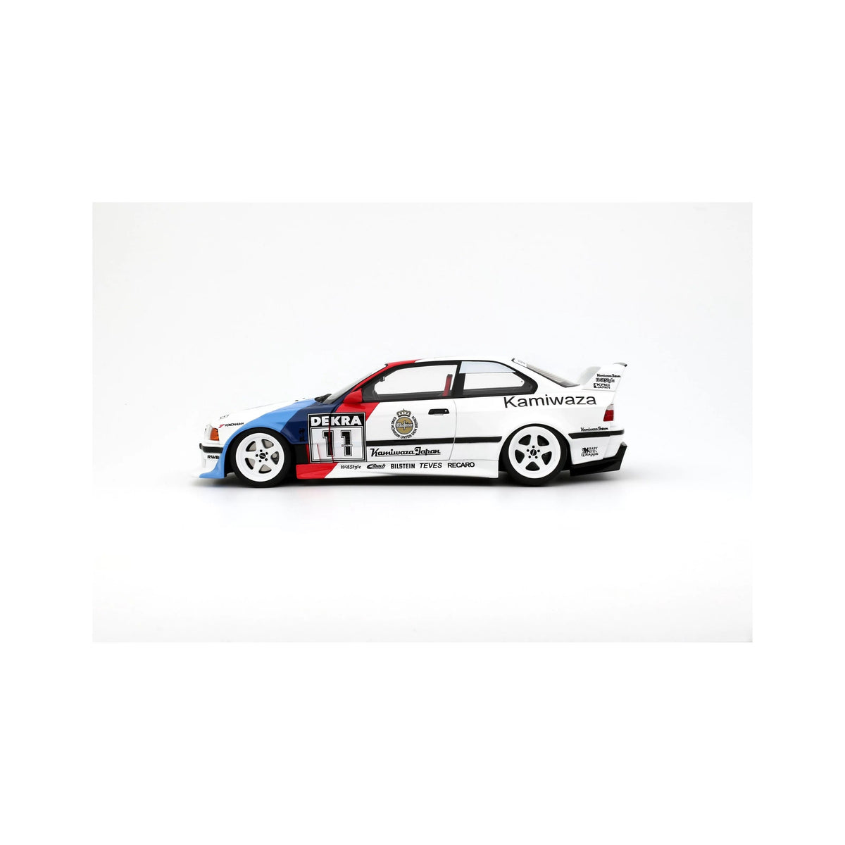 STM Diecast Otto 2024 BMW E36 M3 Khyzyl Saleem Kamiwaza DTM 1995 Alpine White 1:18 - View 6