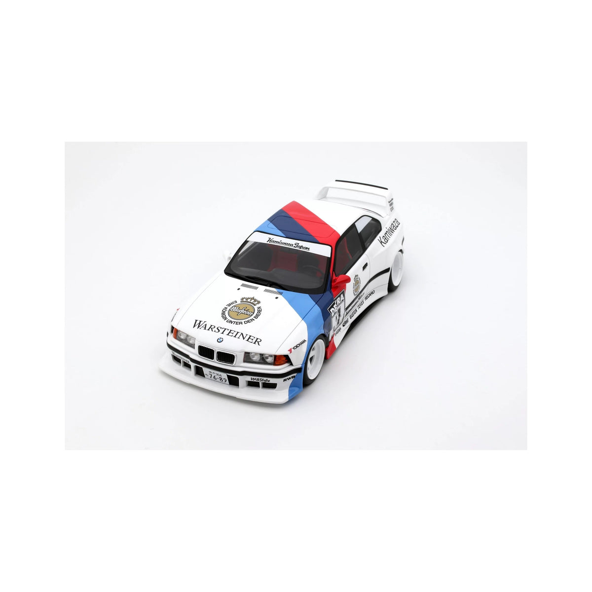 STM Diecast Otto 2024 BMW E36 M3 Khyzyl Saleem Kamiwaza DTM 1995 Alpine White 1:18 - View 9