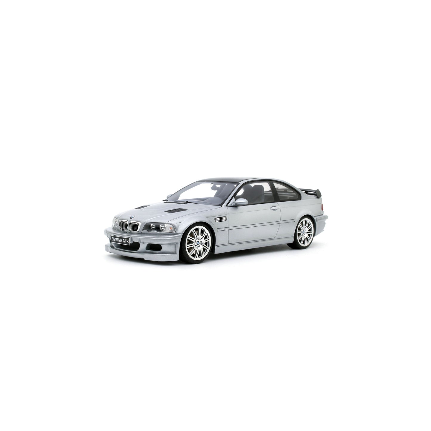 Otto 2001 BMW E46 M3 GTR Street Titan Silver Metallic 354 1:18