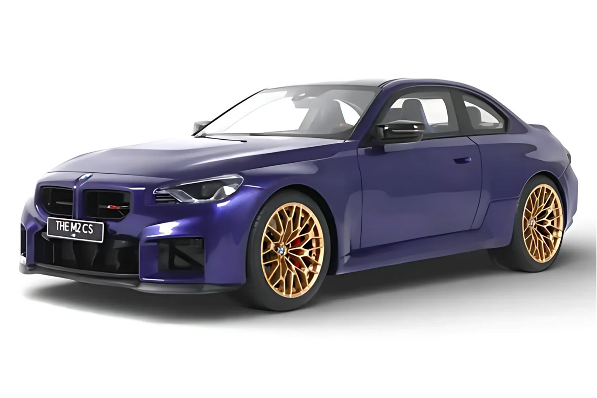STM Diecast GT Spirit 2025 BMW M2 (G87) Coupe Individual Velvet Blue Metallic 1:18 - View 5