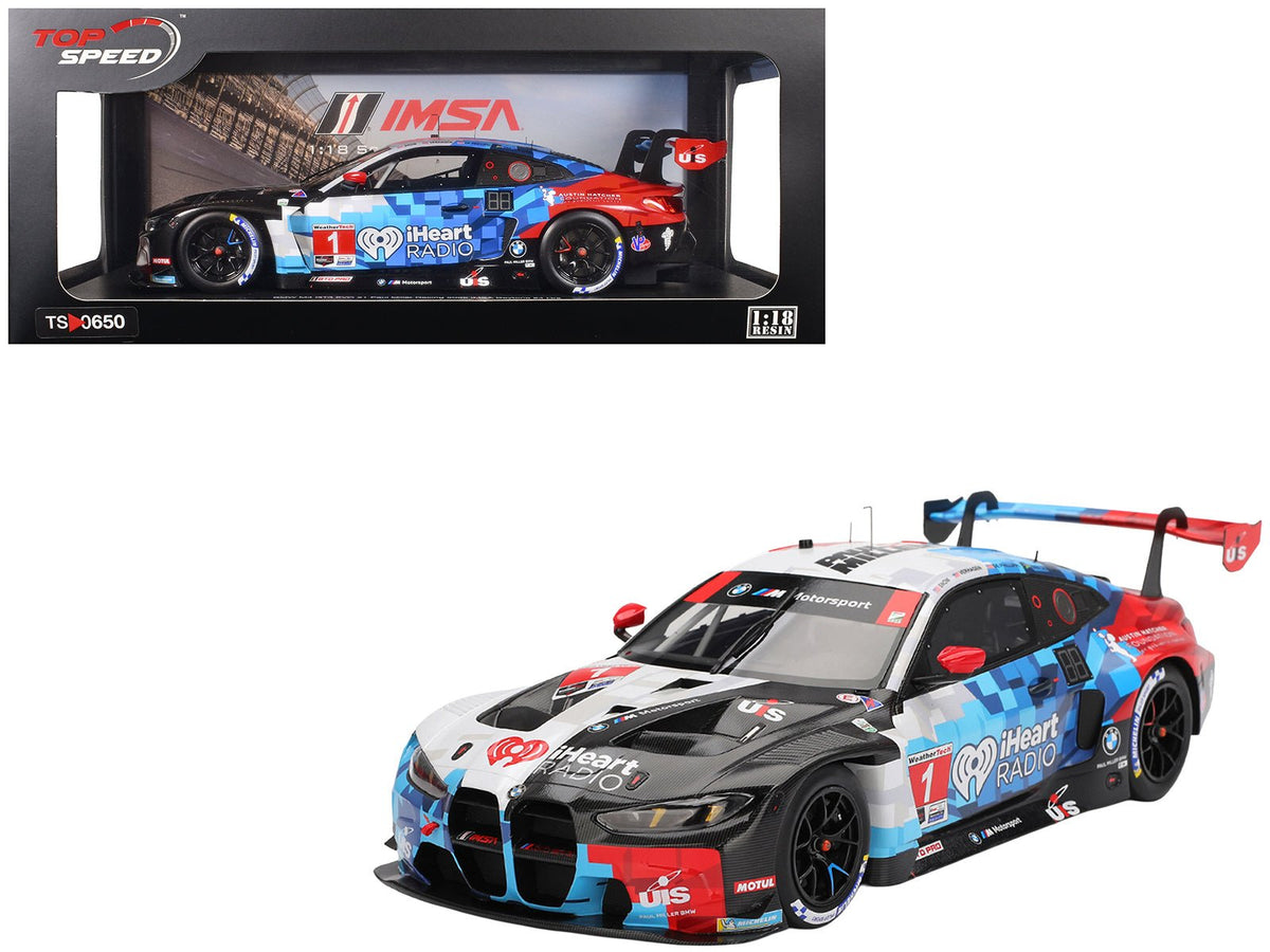 Rapid Vehicles BMW M4 GT3 EVO #1 Connor De Phillippi - Madison Snow - Neil Verhagen - Kelvin van...