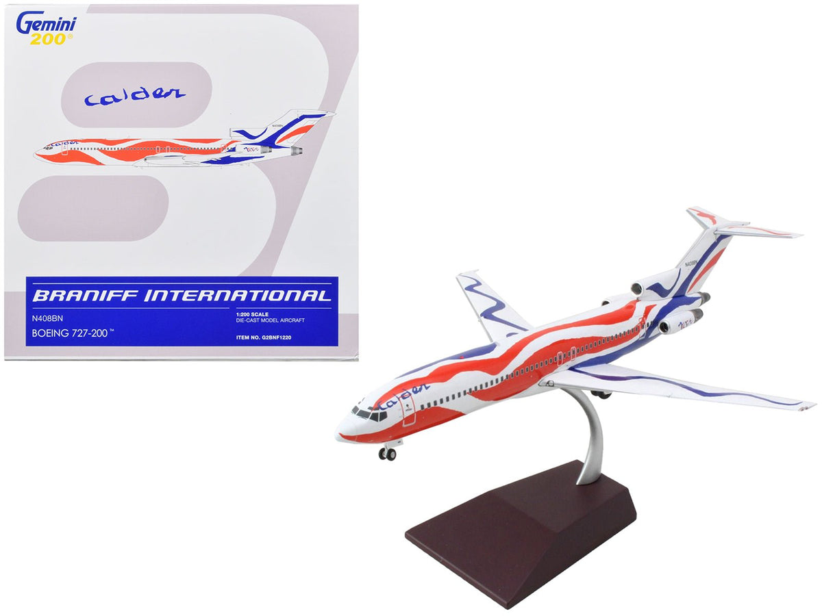 Rapid Vehicles Boeing 727-200 Commercial Aircraft "Braniff International Airways - Calder...