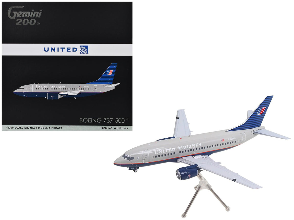 Rapid Vehicles Boeing 737-500 Commercial Aircraft "United Airlines - Classic 737 Series" (N936UA)...
