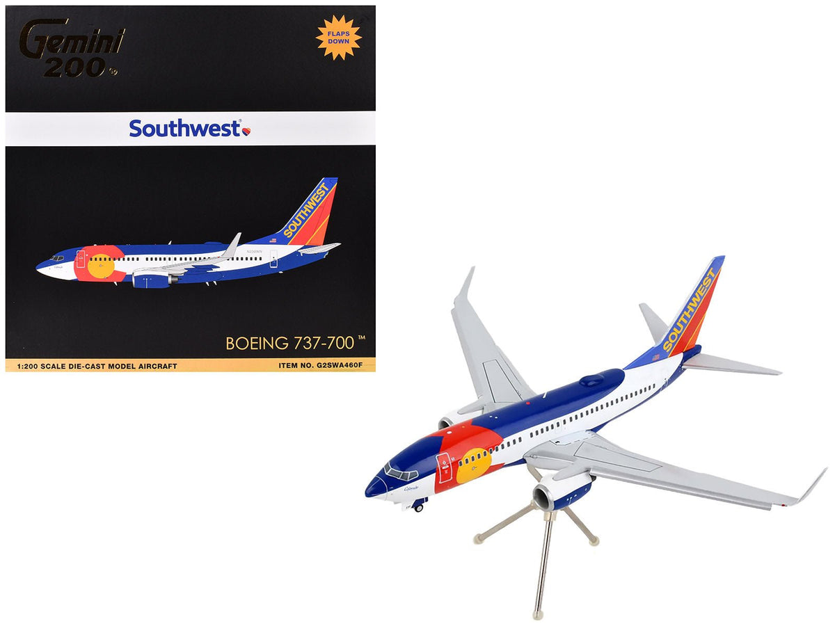 Rapid Vehicles Boeing 737-700 Commercial Aircraft with Flaps Down Configuration "Southwest...
