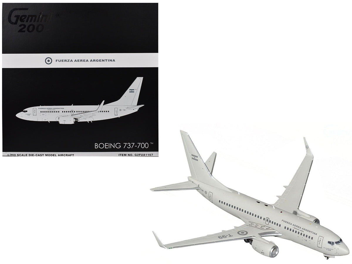 Rapid Vehicles Boeing 737-700 Transport Aircraft "Fuerza Aerea Argentina (Air Force)" (T-99) Gray...