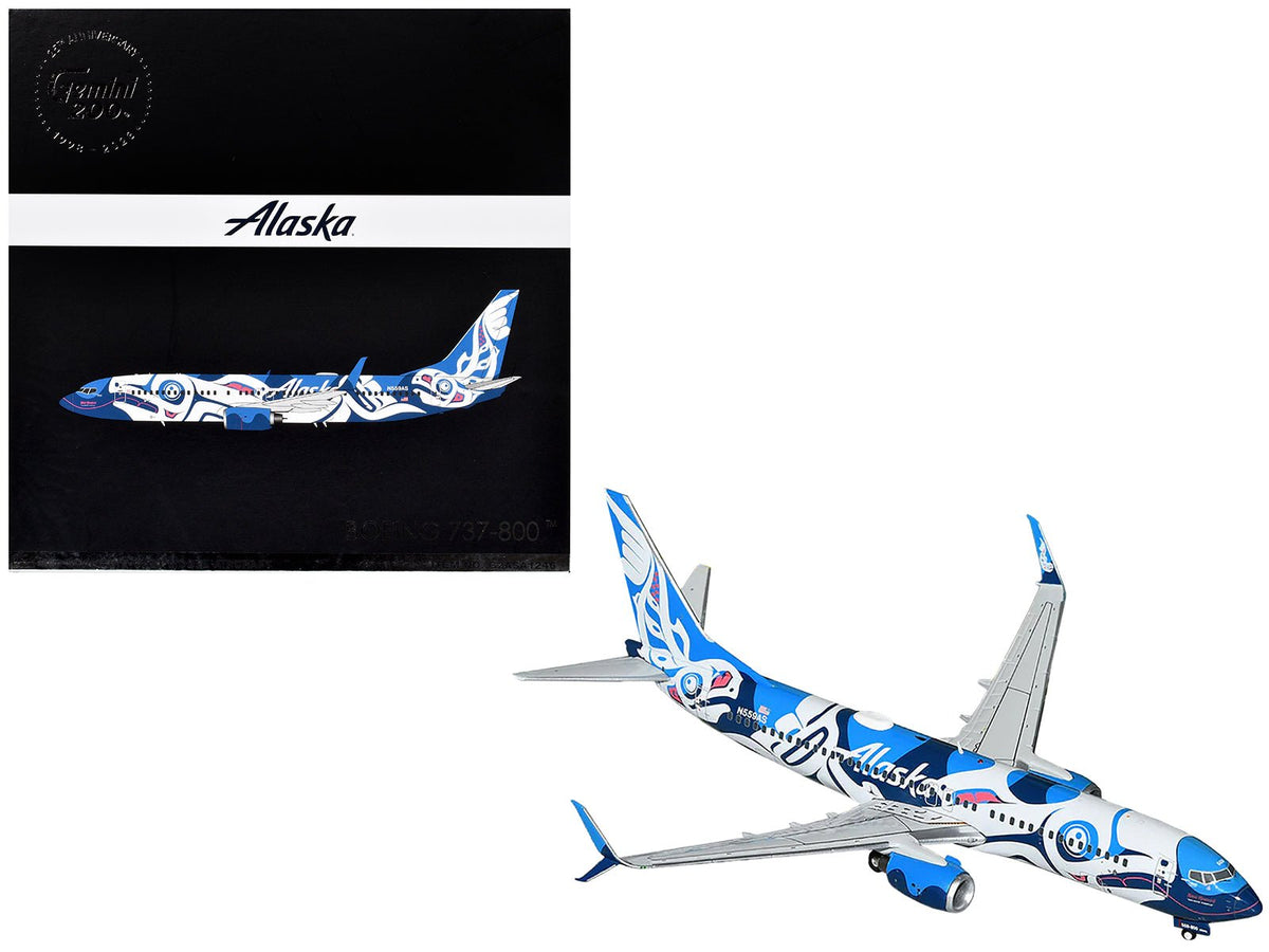 Rapid Vehicles Boeing 737-800 Commercial Aircraft "Alaska Airlines" (N559AS) Salmon People Livery...