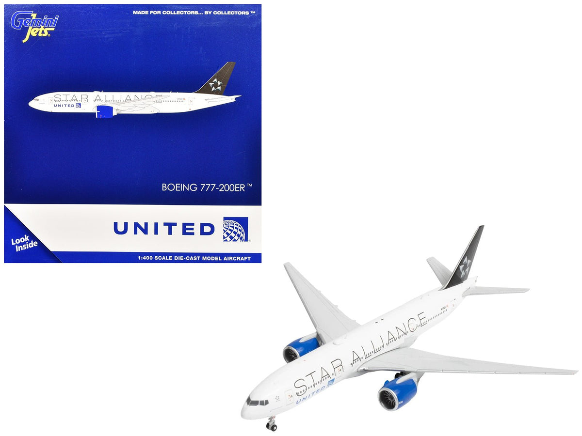 Rapid Vehicles Boeing 777-200ER Commercial Aircraft "United Airlines Star Alliance" (N77022)...