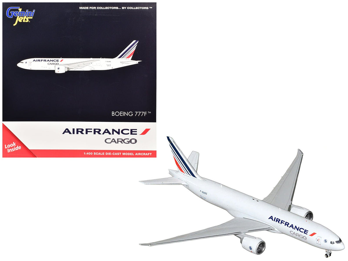 Rapid Vehicles Boeing 777F Commercial Aircraft "Air France Cargo" (F-GUOC) White with Red and...
