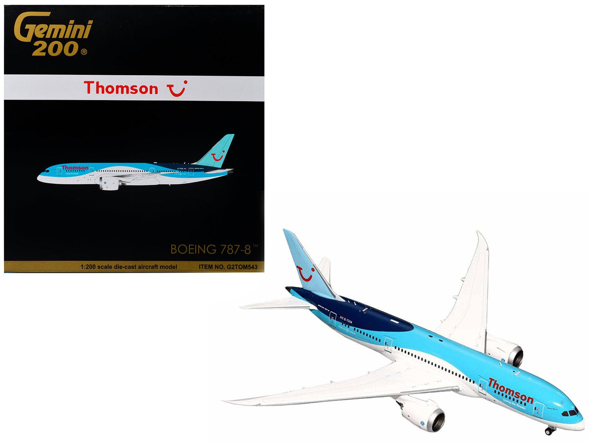 Rapid Vehicles Boeing 787-8 Commercial Aircraft "Thomson - TUI Airways" Blue and White "Gemini...