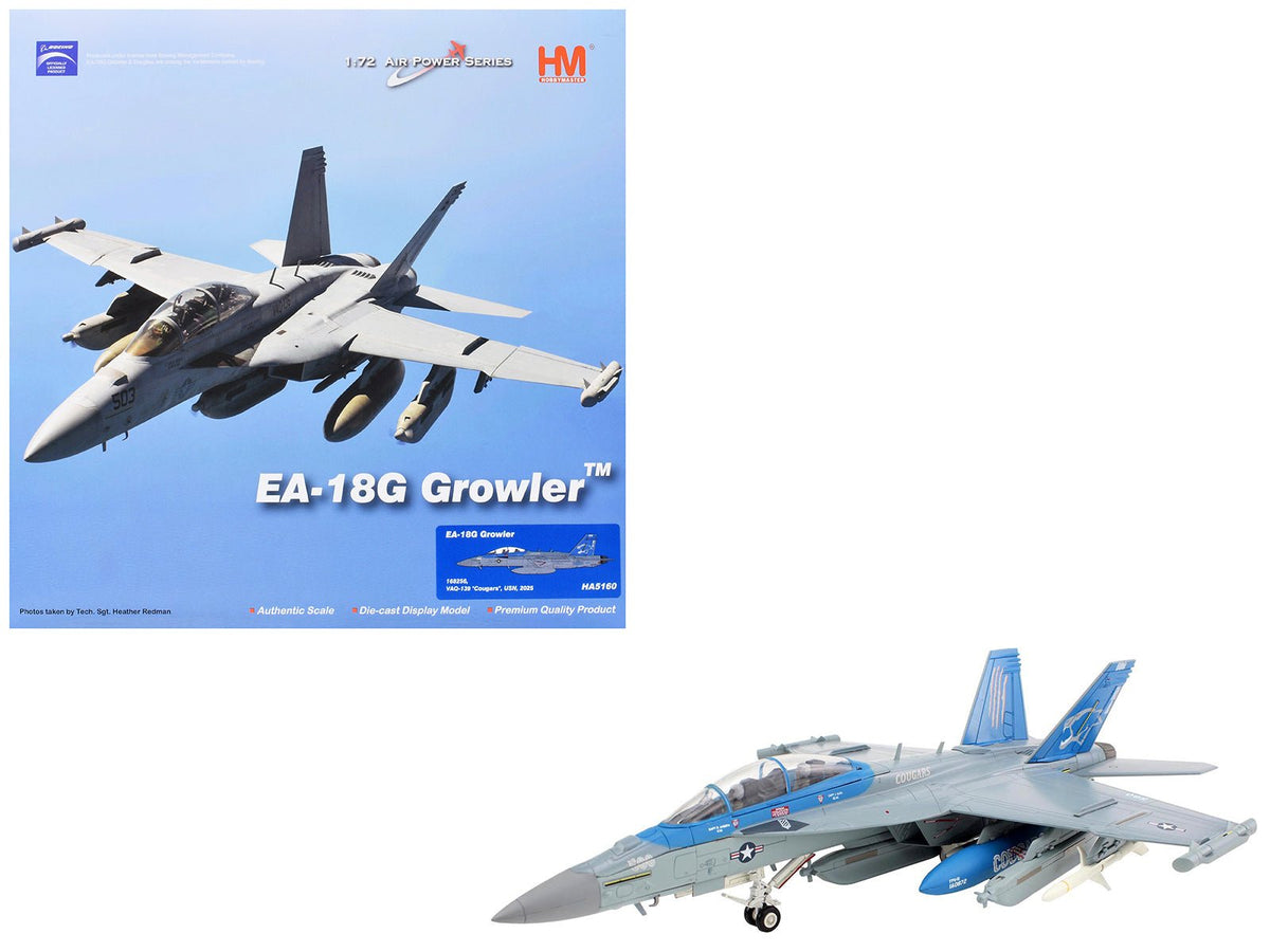 Rapid Vehicles Boeing EA-18G Growler Aircraft "168256 VAQ-139 Cougars" (2025) United States Navy...