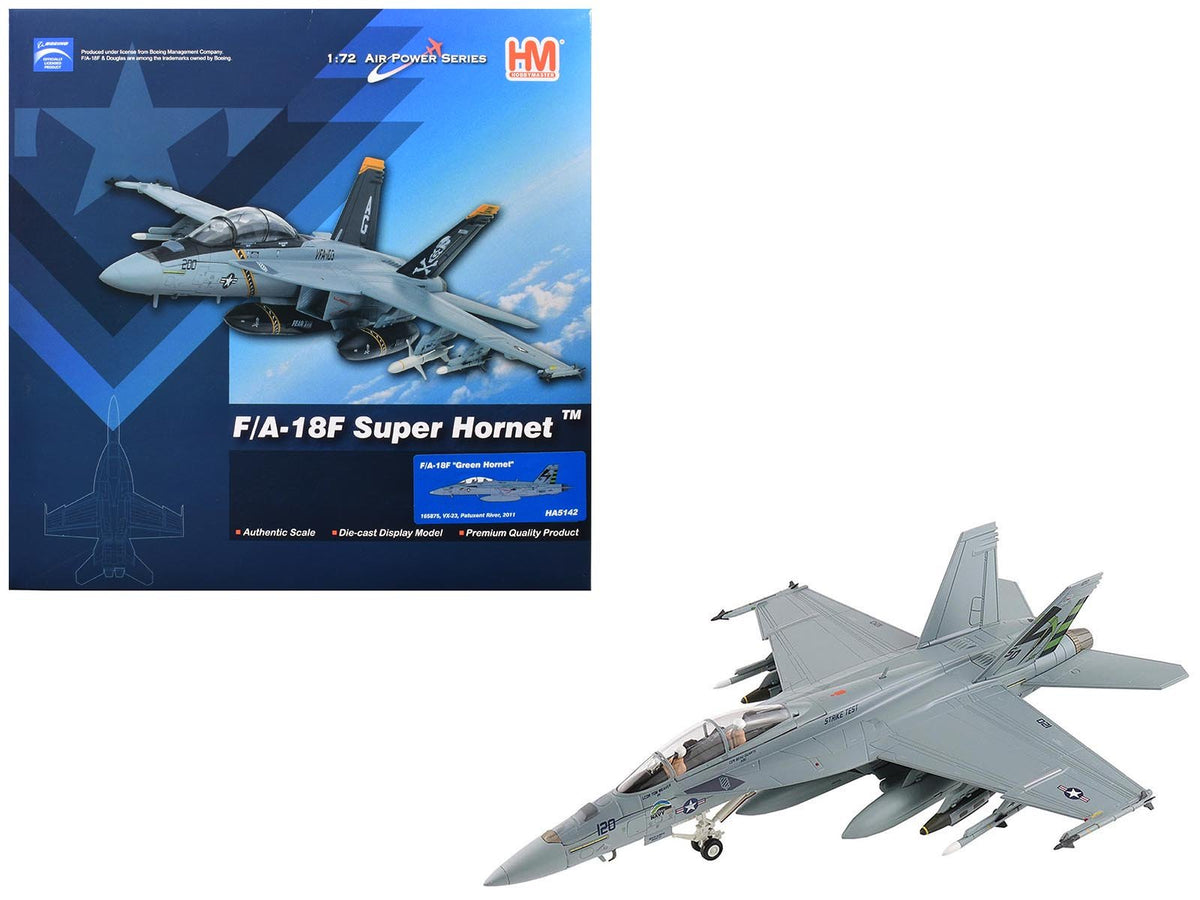 Rapid Vehicles Boeing F/A-18F Super Hornet Fighter Aircraft "165875 Green Hornet VX-23 Salty Dogs...
