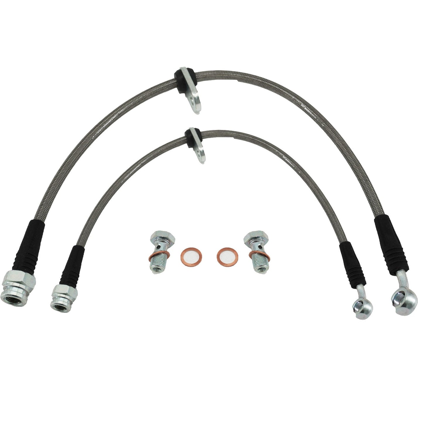 Stainless Steel Front & Rear Brake Line Kit for 92-95 Honda Civic w/rear disc EG