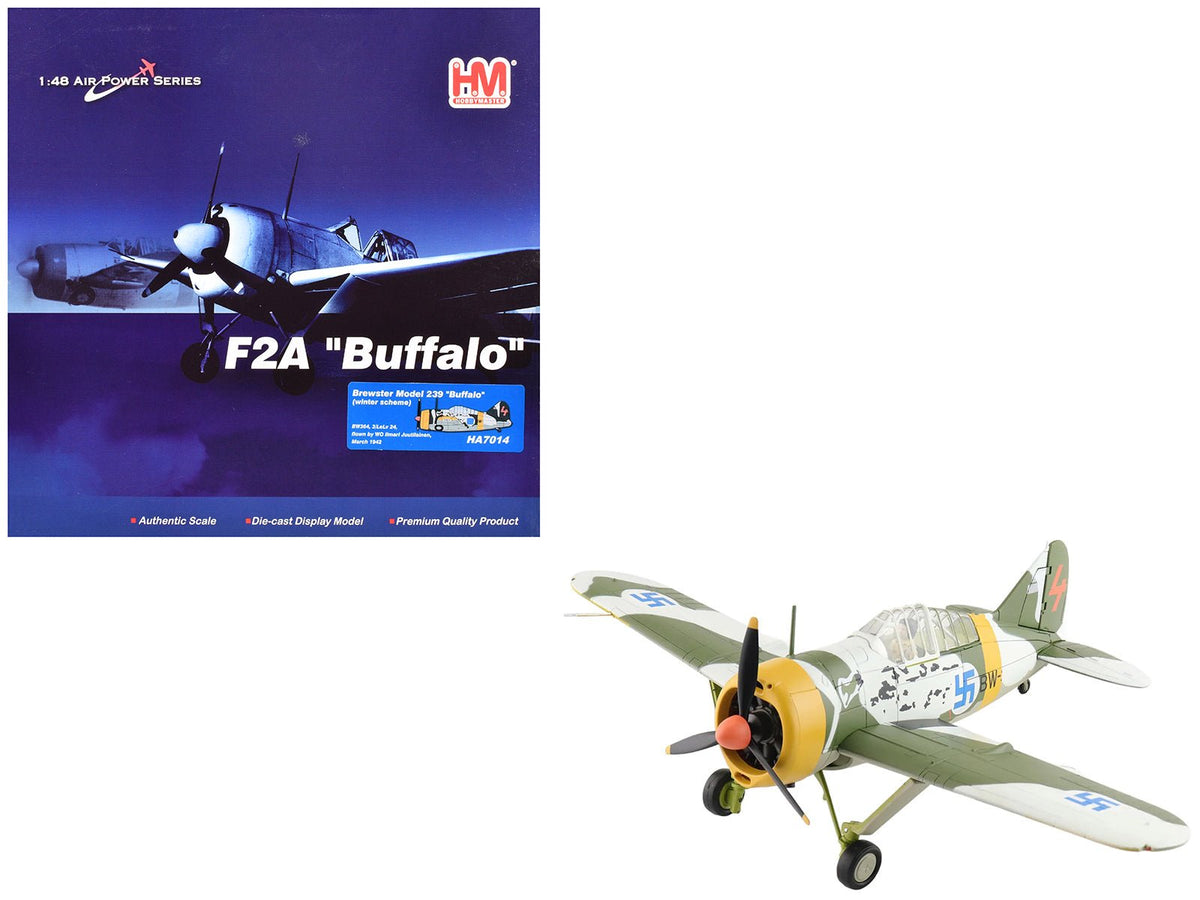 Rapid Vehicles Brewster F2A Model 239 "Buffalo" Fighter Aircraft "BW364 LeLv 24 flown by Warrant...